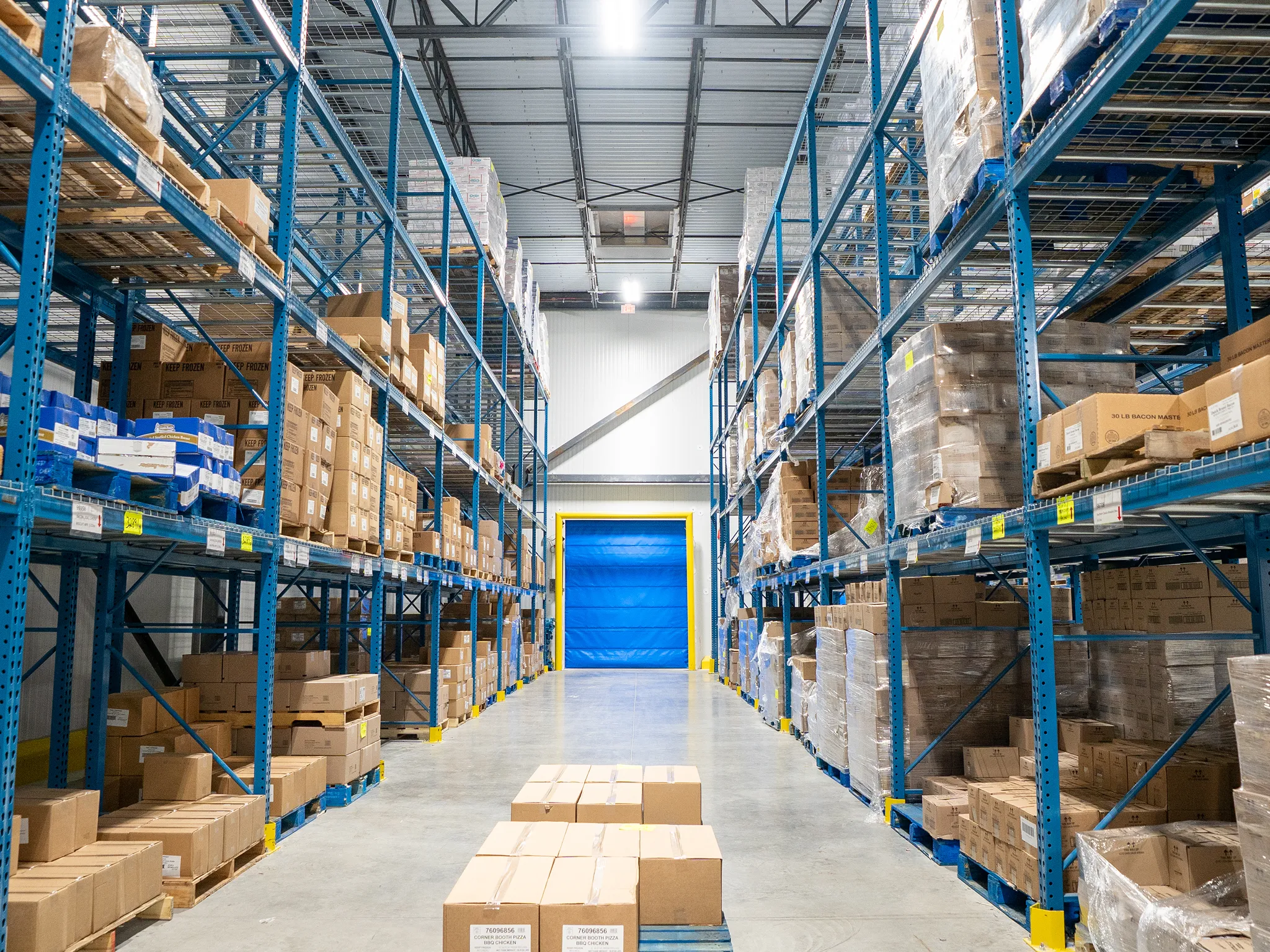 Weeks Food warehouse interior