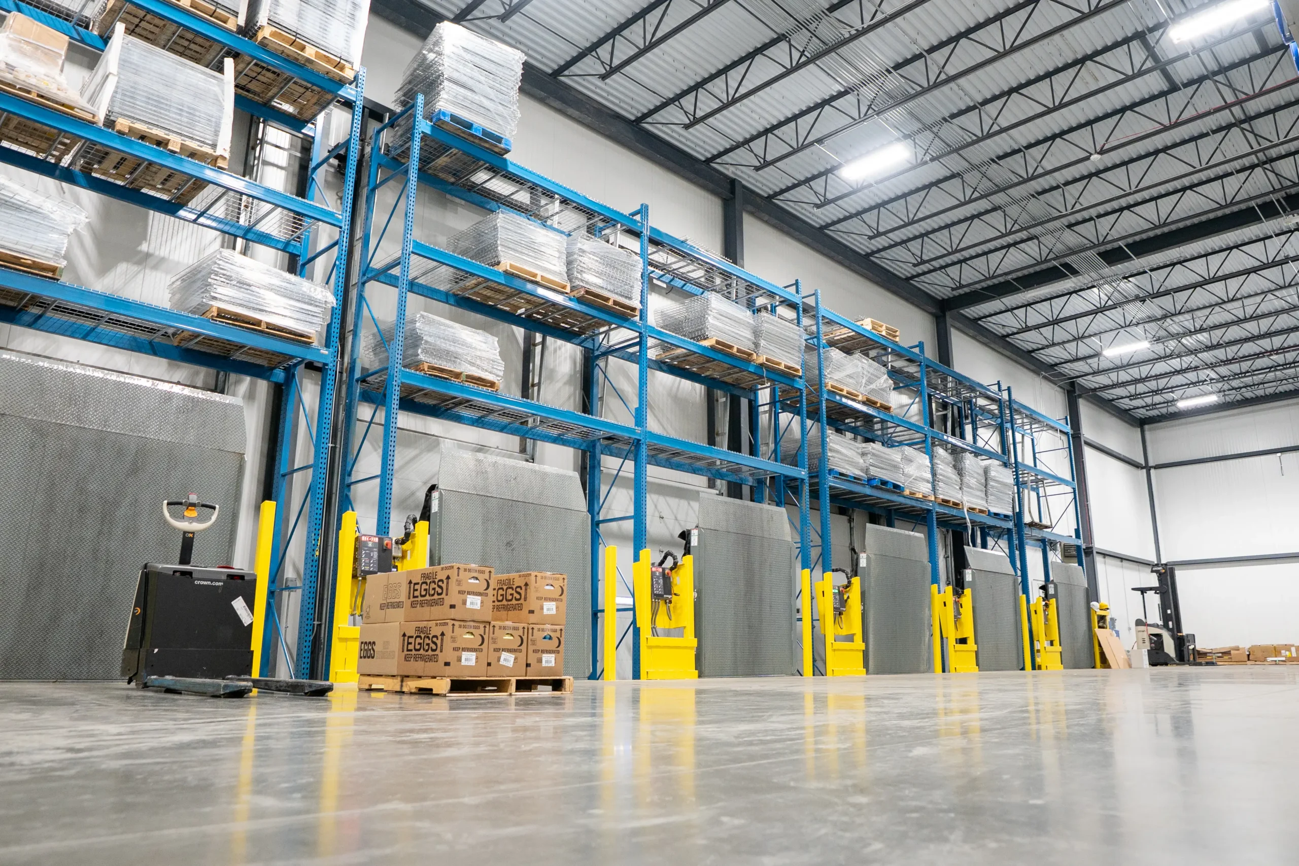 Weeks Food warehouse interior