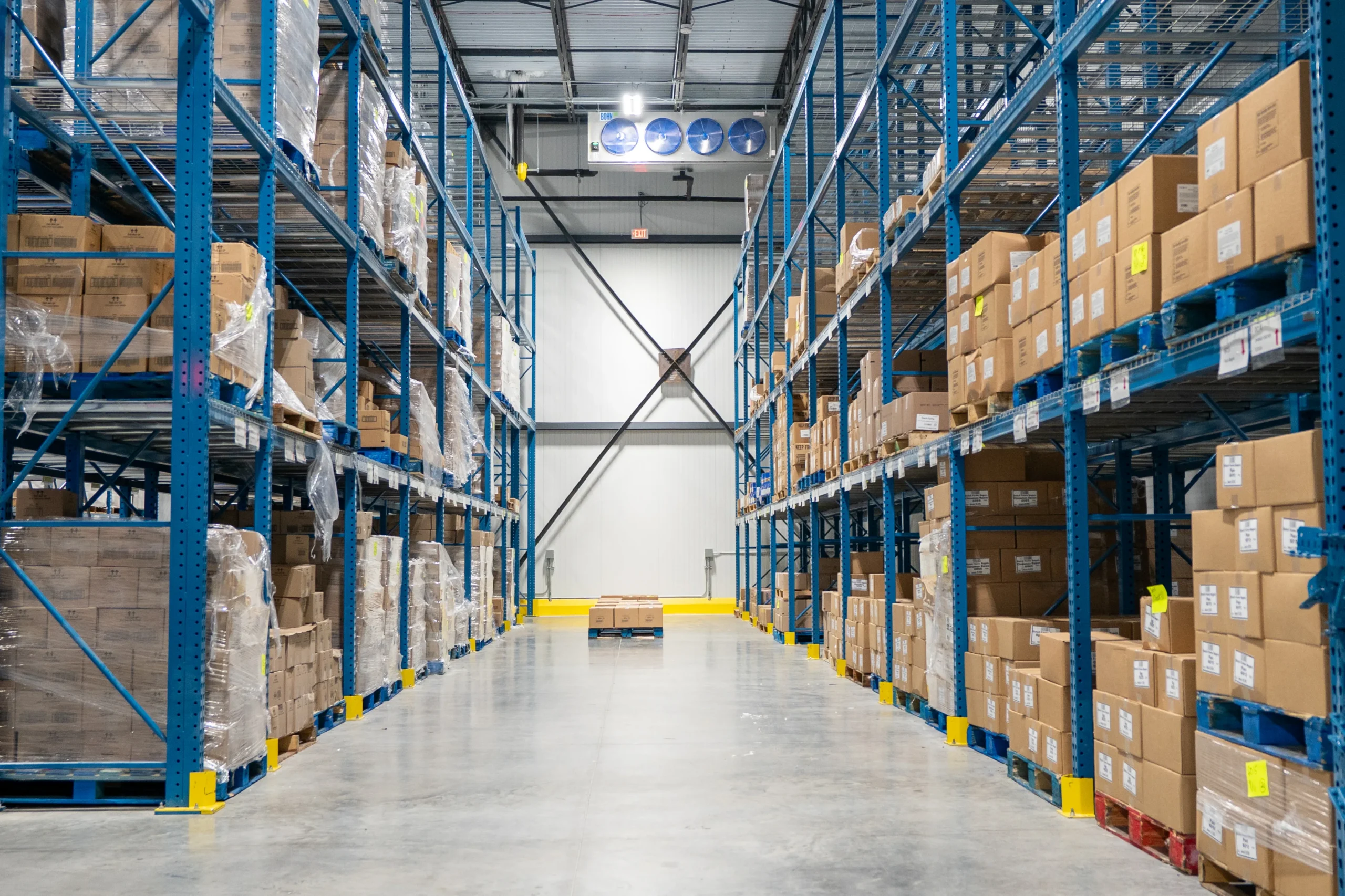 Weeks Food warehouse interior